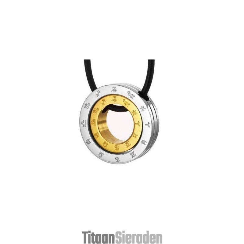 Hanger En Ketting Van Puur Titanium Met Sterrenbeelden Hanger En Ketting Van Puur Titanium Met Sterrenbeelden