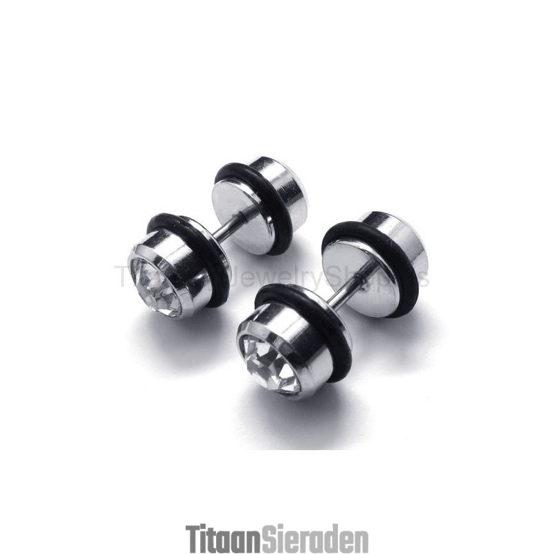 Titanium Barbell Oorbellen Titanium Barbell Oorbellen