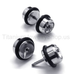 Titanium Barbell Oorbellen