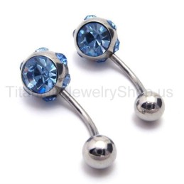 Zilveren Slanke Titanium Blauwe Diamant Oorbellen