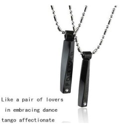 Pure Titanium Lover Couples Hanger Tango Aanhankelijk