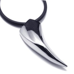 Exclusieve Gepolijste Hanger Van Puur Titanium Voor Mannen