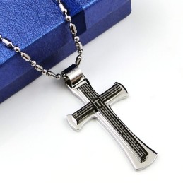 Cool Man Black Cross Pure Titanium Kettinghanger (Nieuw)