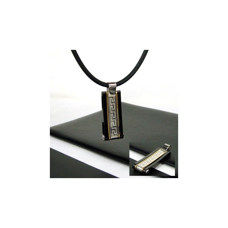 Prachtige Heren-Glyph Titanium Kettinghanger Prachtige Heren-Glyph Titanium Kettinghanger