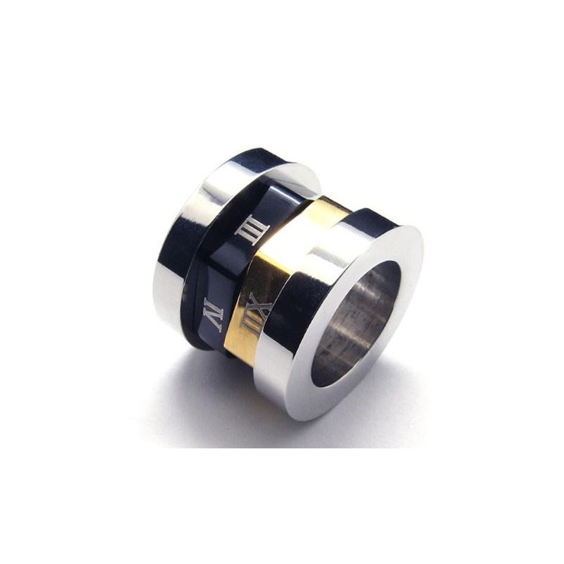Romeinse Nr. Spinner Titanium Stalen Kettinghanger (Gratis Ketting) Romeinse Nr. Spinner Titanium Stalen Kettinghanger (Gratis Ketting)