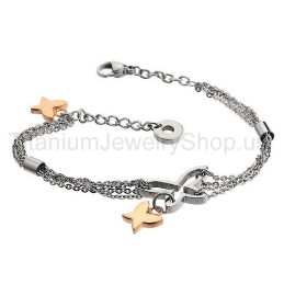 Dames Titanium Armband