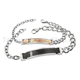 De Only One Forever Titanium Lovers Armbanden