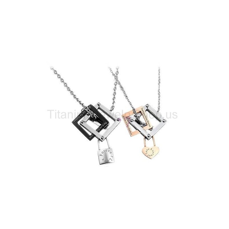 Liefde Voor Altijd Titanium Geliefden Hangers Liefde Voor Altijd Titanium Geliefden Hangers