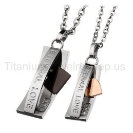 Eeuwige Liefde Titanium Lovers Hangers