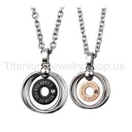 Ik Geef Zoveel Om Jou Titanium Lovers Hangers