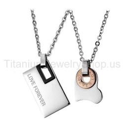 Liefde Voor Altijd Titanium Geliefden Hangers