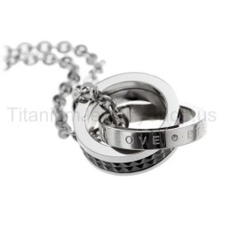 Eeuwige Liefde Titanium Lovers Hangers