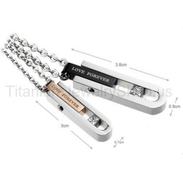Liefde Voor Altijd Titanium Geliefden Hangers