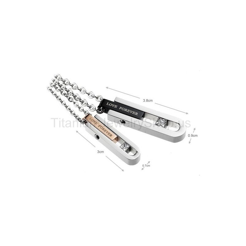 Liefde Voor Altijd Titanium Geliefden Hangers