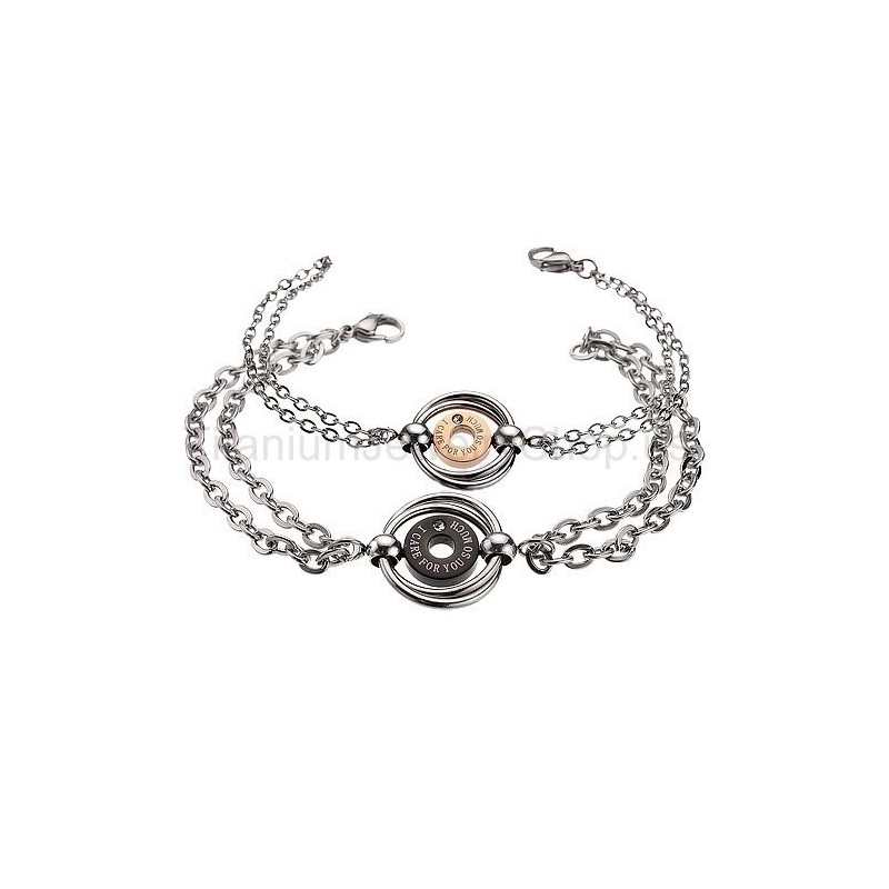 Ik Geef Zoveel Om Jou Titanium Lovers Armbanden