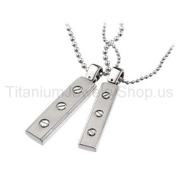 Hangers Van Puur Titanium Voor Geliefden