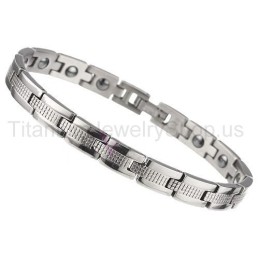 8 Inch Titanium Damesarmband