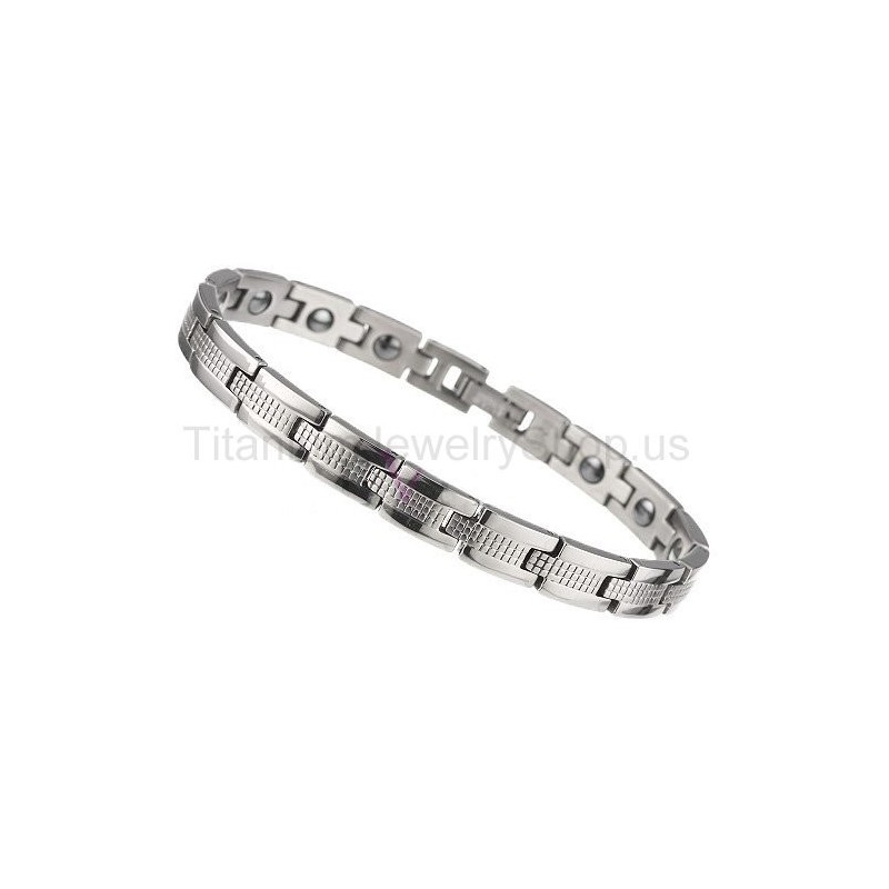 8 Inch Titanium Damesarmband