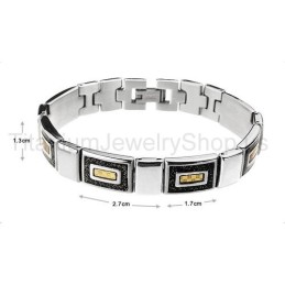 8,5 Inch Titanium Herenarmband