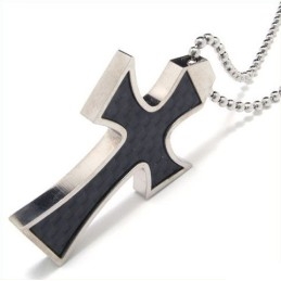 Man Hoogwaardige Wing Cross Pure Titanium Ketting Hanger