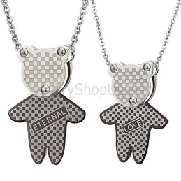 Titanium Beer "Eternal & Love" Lovers Hangers Met Gratis Kettingen C446