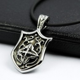 Cool Man Uniek Schild Pure Titanium Ketting Hanger Cadeau