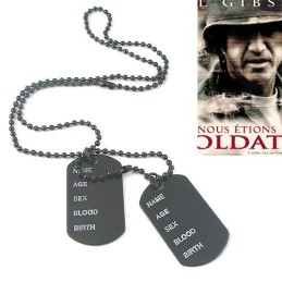 Coole Amerikaanse Soldaat Dog Tag Ketting/Hanger