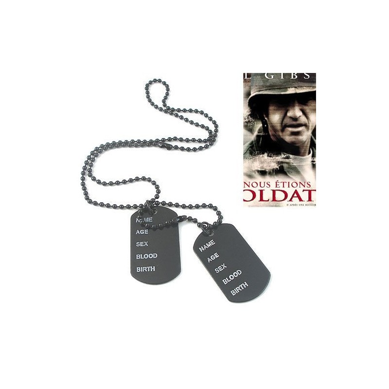 Coole Amerikaanse Soldaat Dog Tag Ketting/Hanger