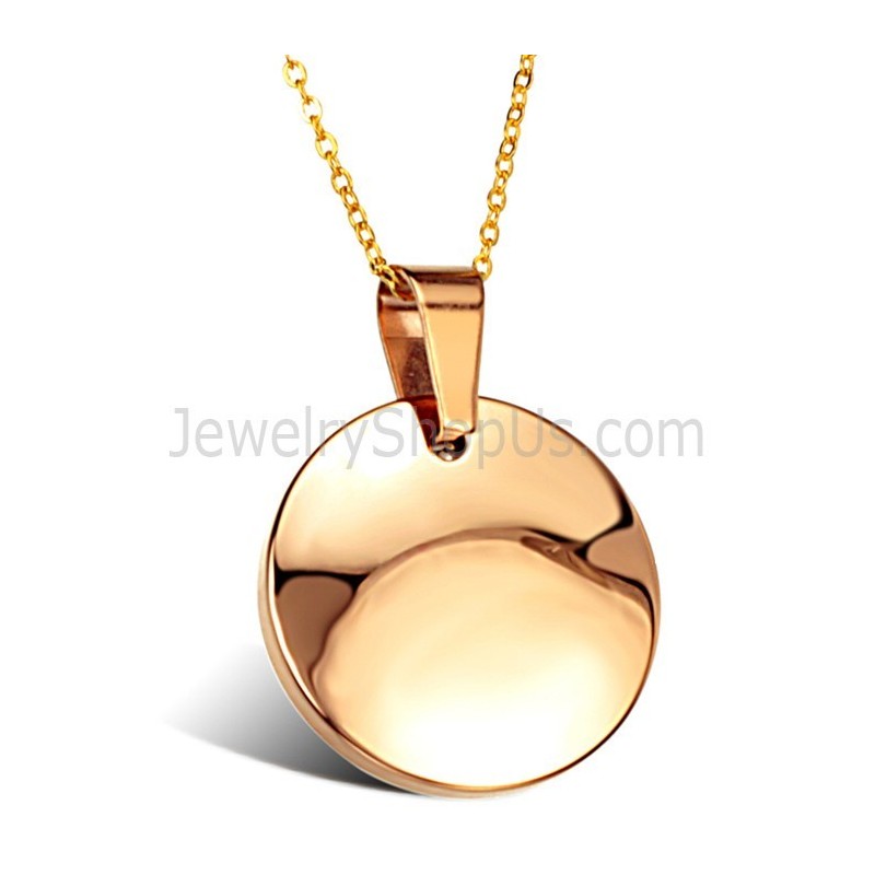 Roségouden Hoogglans Wolfraam Hanger Wx720