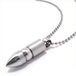 Edele Man Massief Kogel Zuiver Titanium Kettinghanger