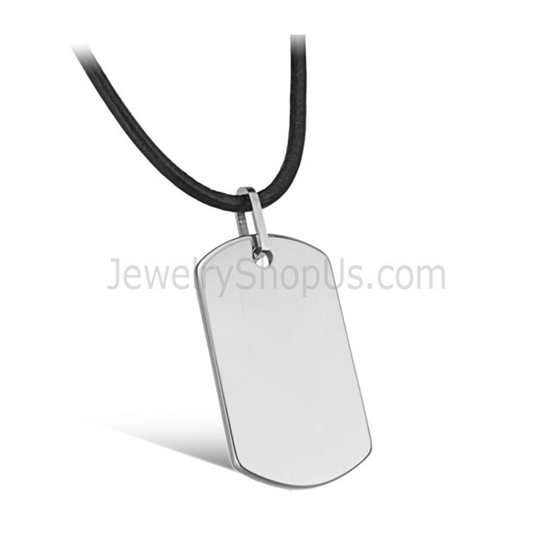 Zilveren Tungsten Tag Hanger C633