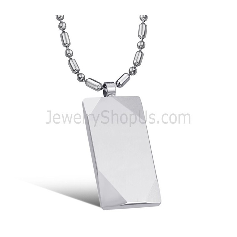 Rechthoekige Hanger Van Wolfraamzilver C638 Rechthoekige Hanger Van Wolfraamzilver C638