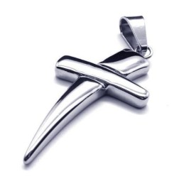 Cool Man Cross Pure Titanium Kruis Hanger Ketting