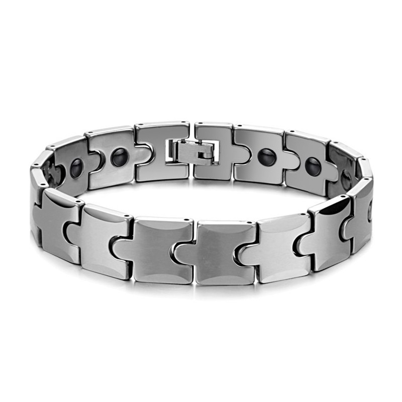Tungsten Wheat Link Magnetische Energie Gezondheidsarmband C440