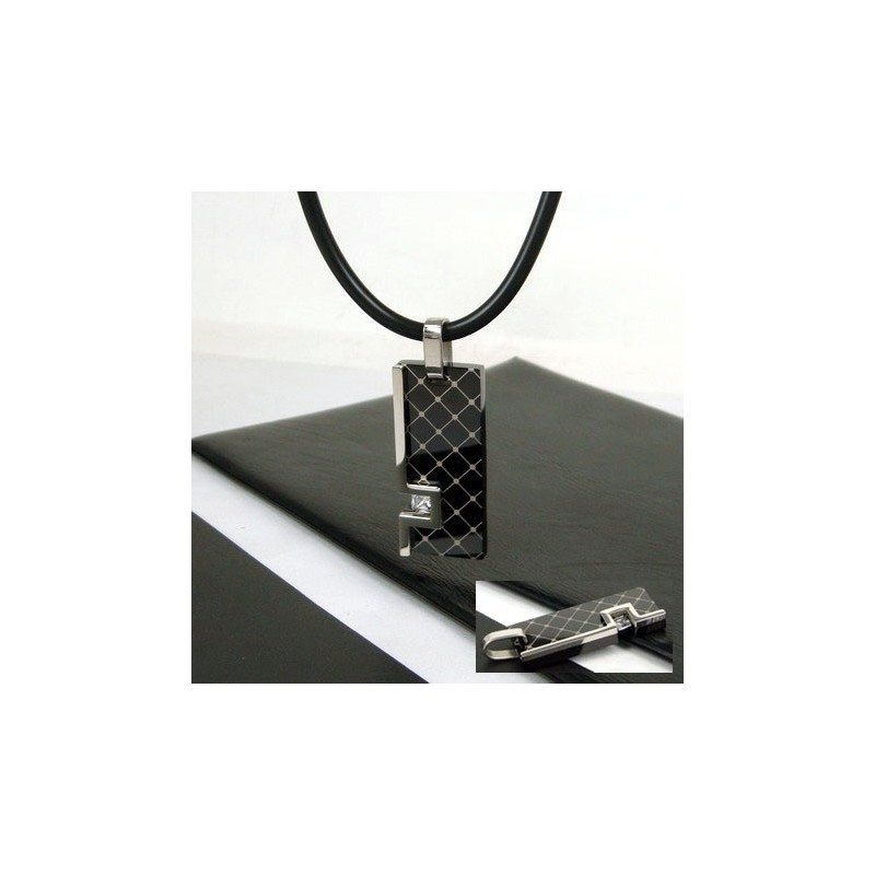 Unieke Heren Edelsteen Puur Titanium Ketting Hanger Cadeau Unieke Heren Edelsteen Puur Titanium Ketting Hanger Cadeau