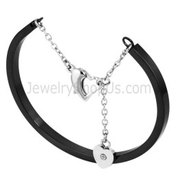 Tatanium Bangle Verstelbaar (Zwart, Zilver, Roségoud) Bg810