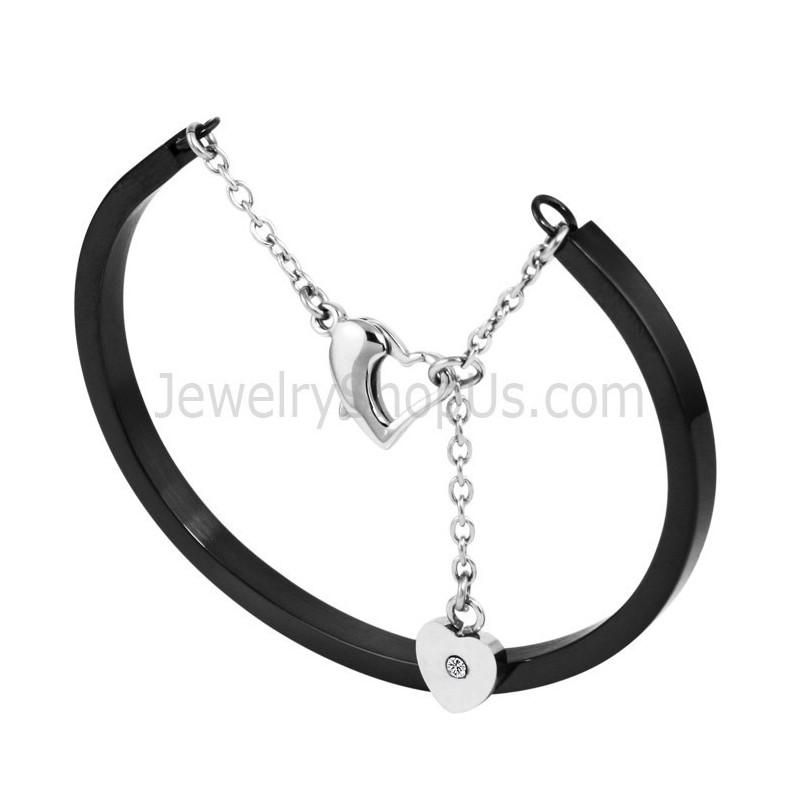Tatanium Bangle Verstelbaar (Zwart, Zilver, Roségoud) Bg810 Tatanium Bangle Verstelbaar (Zwart, Zilver, Roségoud) Bg810