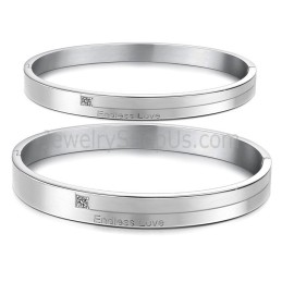 Tatanium "Endless Love" Paar Armbanden Met Strass Steentjes C870