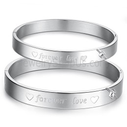 Tatanium Sweetheart "Forever Love" Koppelarmbanden Met Strass Steentjes C847