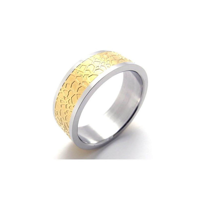 Gouden Titanium Ring Gouden Titanium Ring