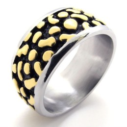 Gouden Vintage Titanium Ring