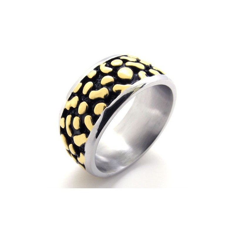 Gouden Vintage Titanium Ring