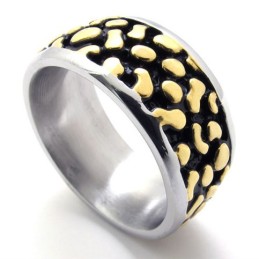 Gouden Vintage Titanium Ring
