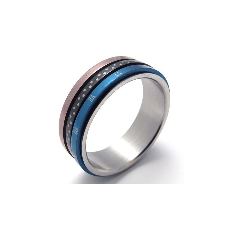 Gekleurde Titanium Ring Gekleurde Titanium Ring
