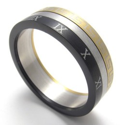 Gekleurde Titanium Ring