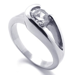 Diamanten Titanium Ring