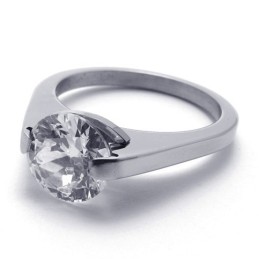Diamanten Titanium Ring