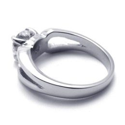 Dames Diamanten Titanium Ring
