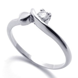 Diamanten Titanium Ring