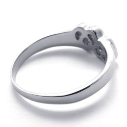 Diamanten Dames Titanium Ring